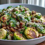 Brussels Sprouts & Ground Turkey Skillet