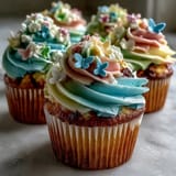 Spring Cupcakes Pastel Butterfly