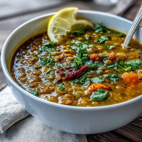 Comforting Indian mung bean soup, a healthy, vibrant bowl perfect for chilly evenings.