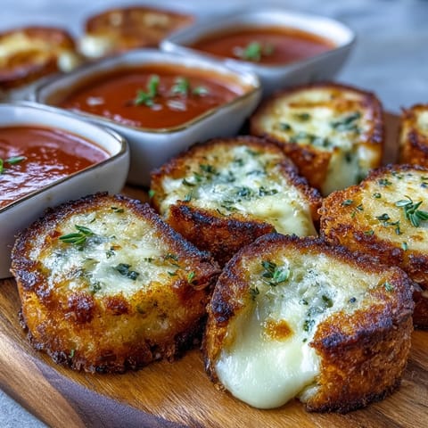 Golden mini grilled cheese dippers with creamy tomato soup, ready for cozy dipping.