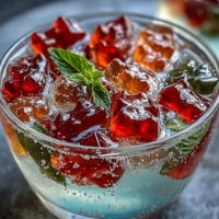 Viral Gummy Bear Lemonade Jelly Cups with colorful bears suspended in tangy jelly.